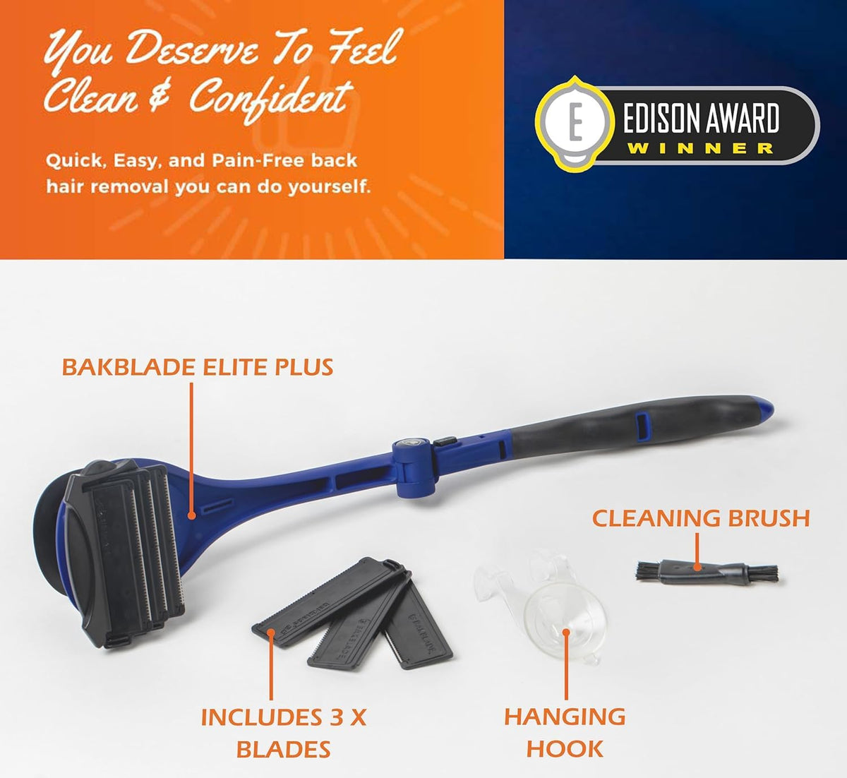 BAKBLADE accessories flatlay with blades and brush for ready-to-use kit