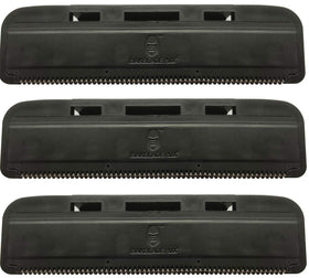 baKblade cartridges on bathroom counter illustrating wet or dry shaving convenience