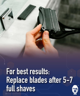 BAKBLADE cartridge next to a coin showing scale and extra-wide design for efficient coverage