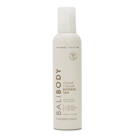 BALI BODY front packaging showing clear express self tanner convenience