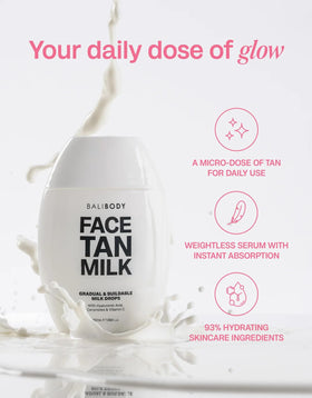 BALI BODY 50ml bottle next to coin for size and travel convenience