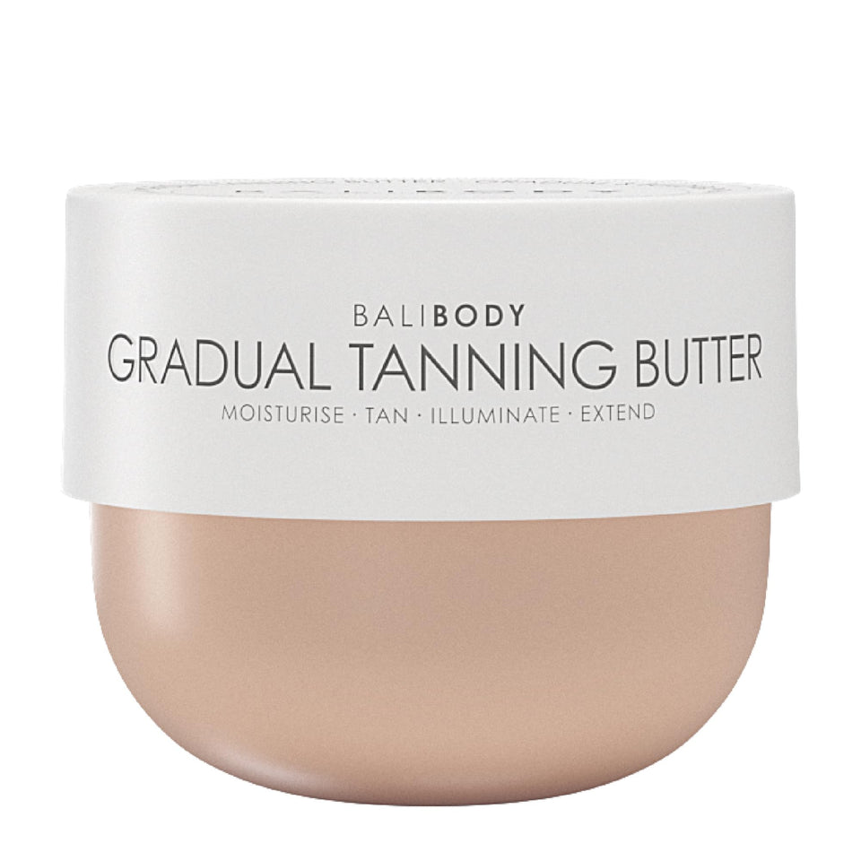 Bali Body jar front view showing product label and size benefit