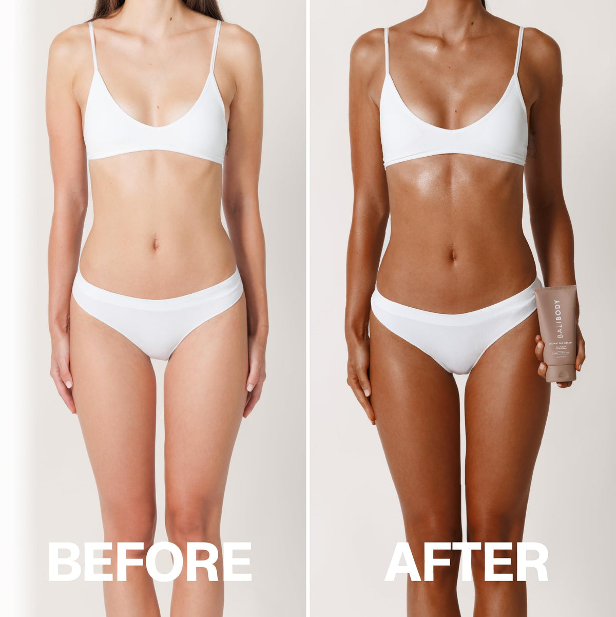 BALI BODY being applied with mitt for even, streak-free result