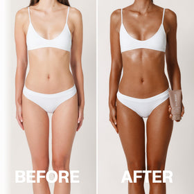 BALI BODY being applied with mitt for even, streak-free result