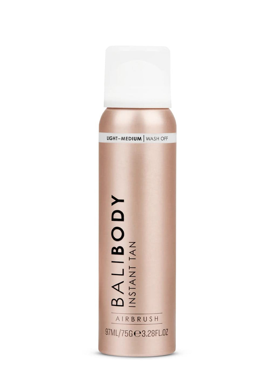 BALI BODY front packaging showing compact 97ml bottle and branding benefits