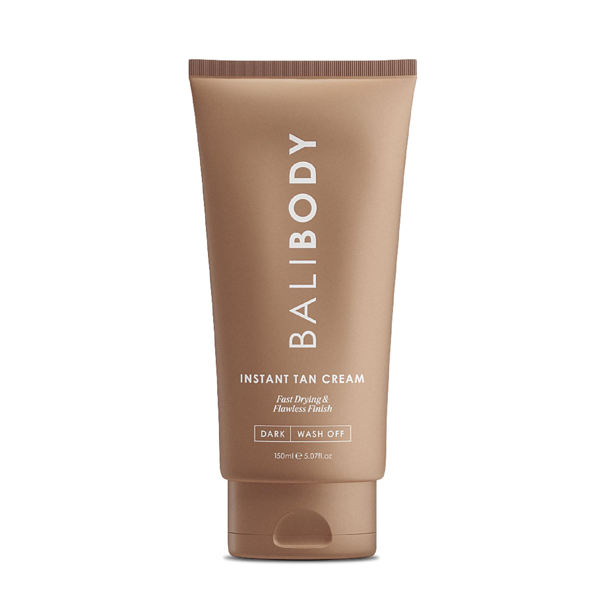 BALI BODY front tube image showing packaging and quick tan benefit