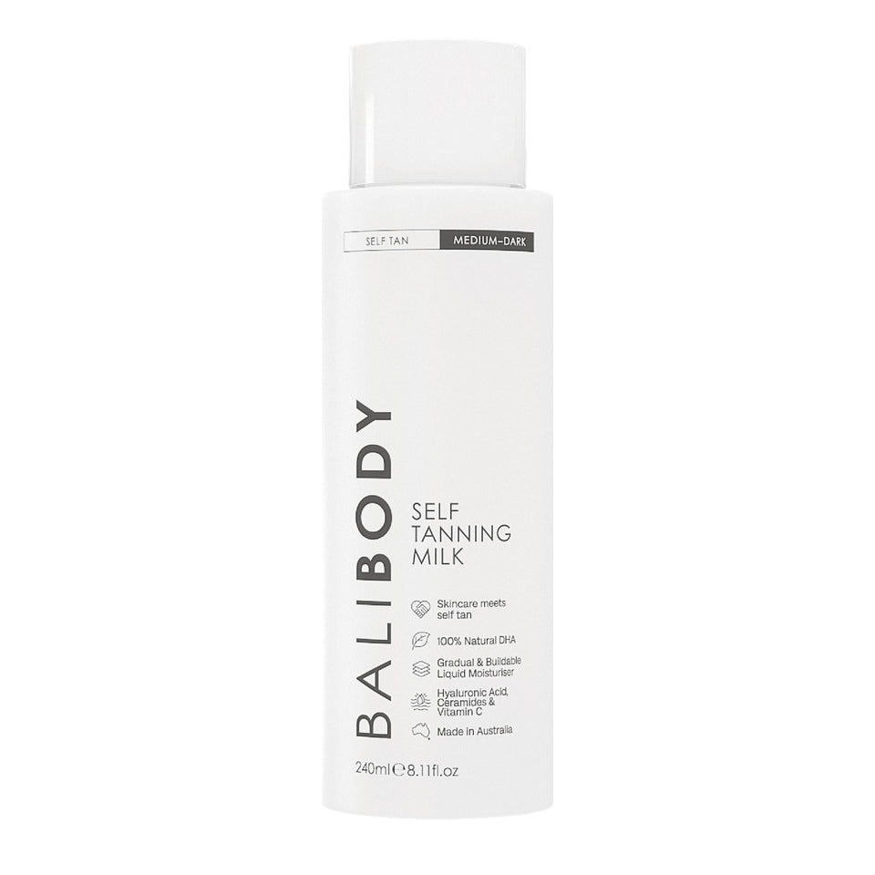BALI BODY front bottle view showing clean packaging and product benefit