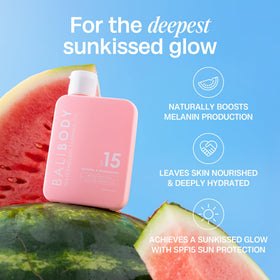 BALI BODY size and scale with 100ml bottle for travel convenience