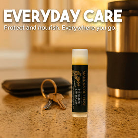 BALM OF GILEAD applied on lips from tube demonstrating immediate comfort