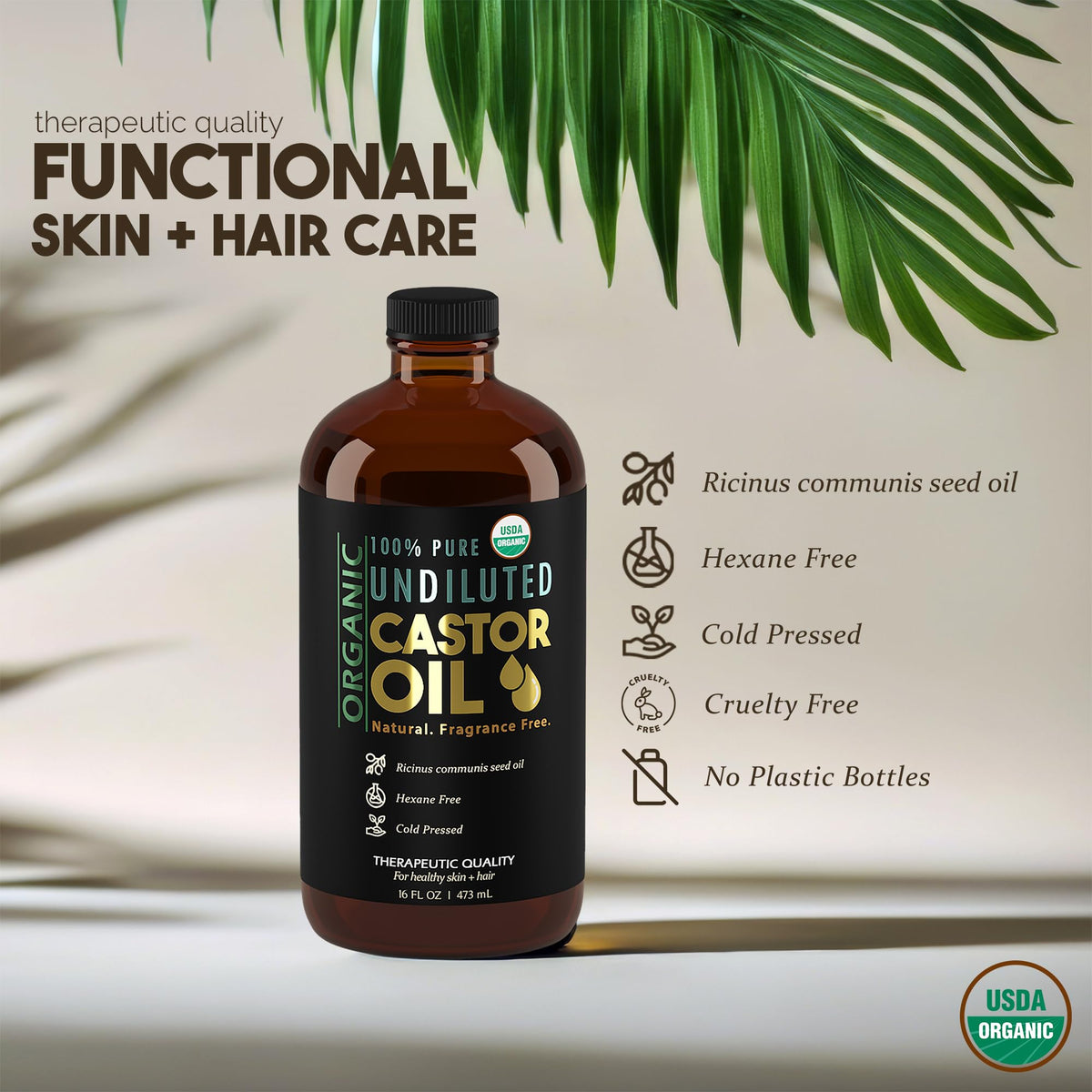 BALM OF GILEAD applied to hair ends demonstrating nourishing smoothing benefit