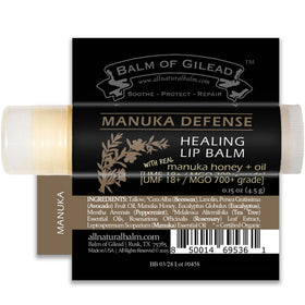 BALM OF GILEAD in winter outdoor setting illustrating protective moisture