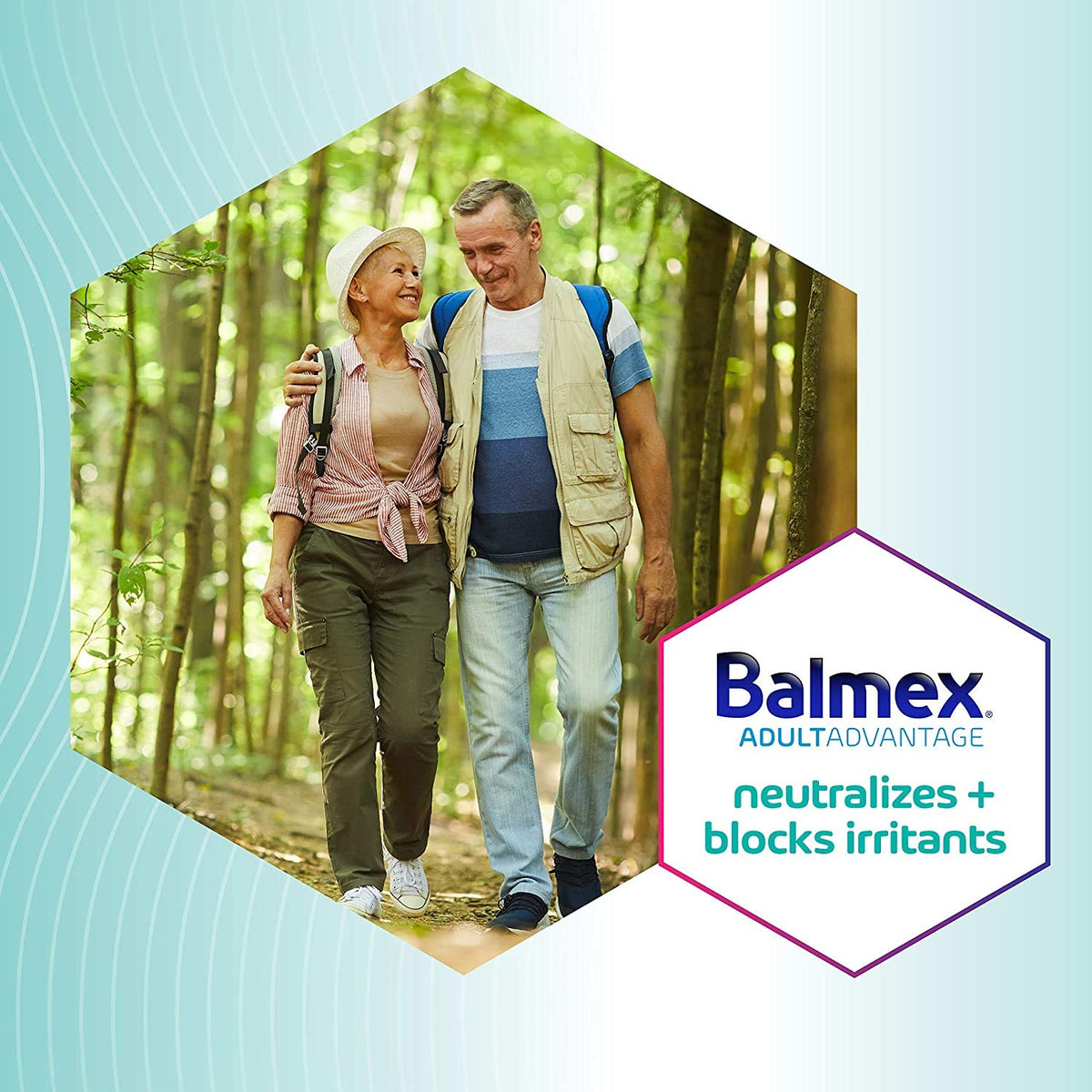 Balmex being applied to adult skin illustrating gentle coverage and soothing benefit