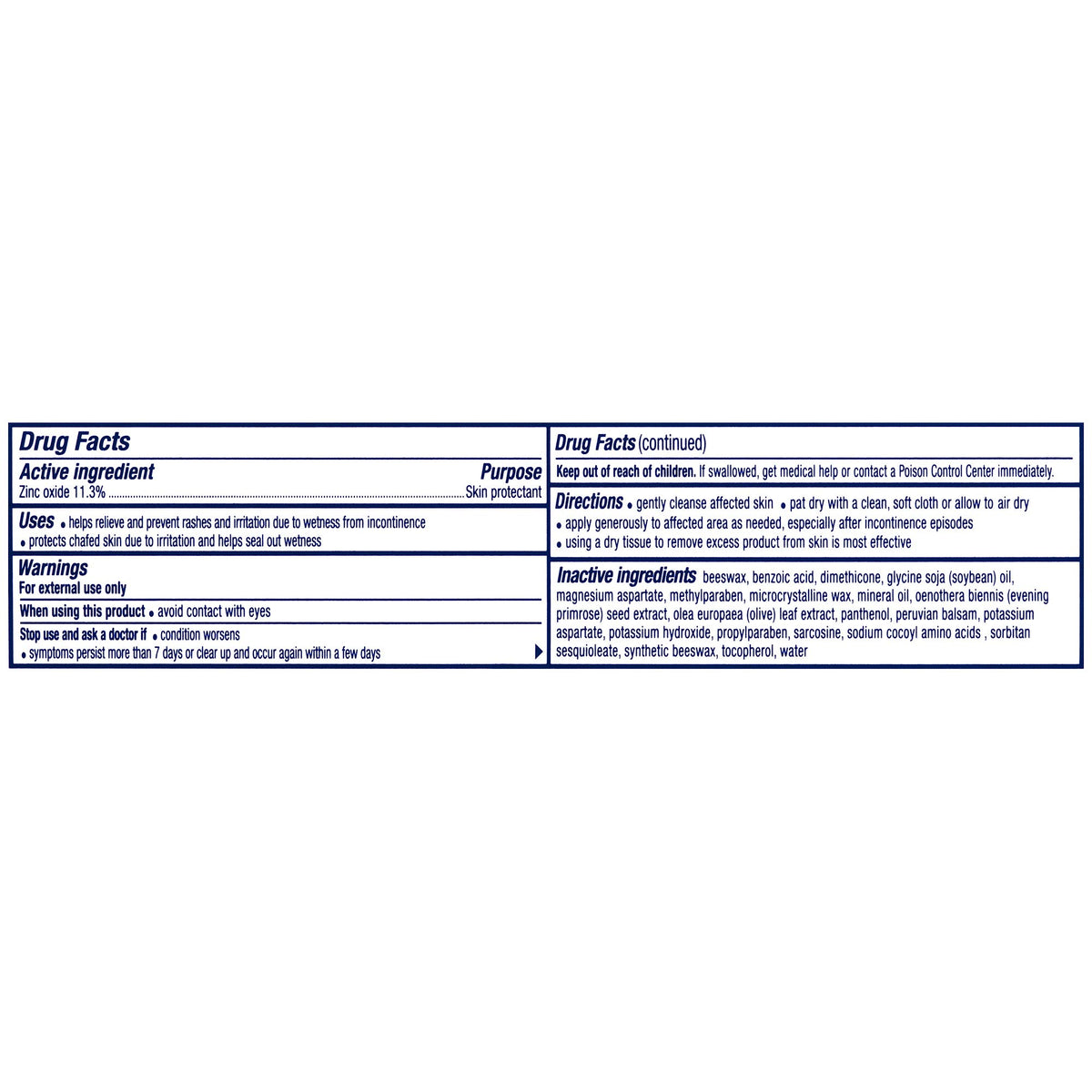 Balmex cream texture closeup demonstrating smooth spreadability and protective barrier