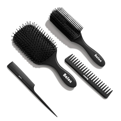 BALON front view of brush set, shows complete kit and storage convenience
