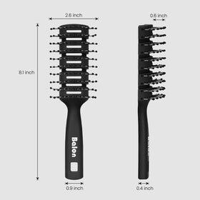 BALON ergonomic non-slip handle offering comfortable secure grip during styling