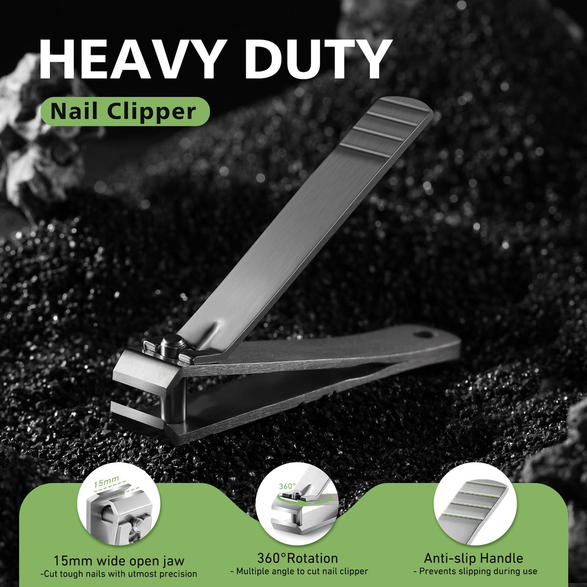 BALUCA ergonomic handle view for comfortable grip and reduced hand strain benefit