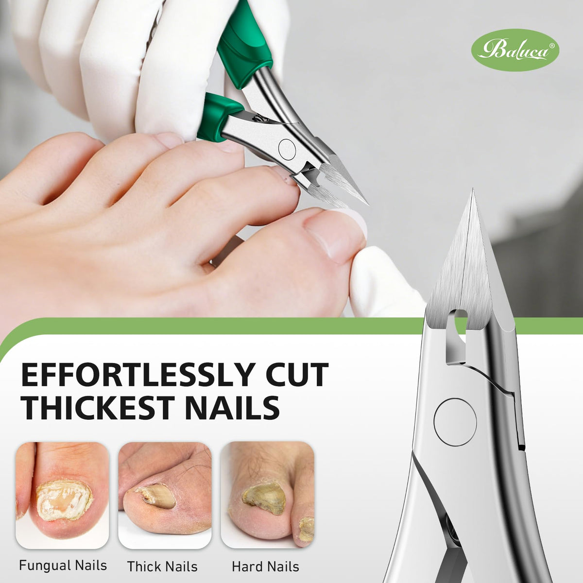 Baluca soft-grip handle texture offering comfortable hold and reduced hand strain