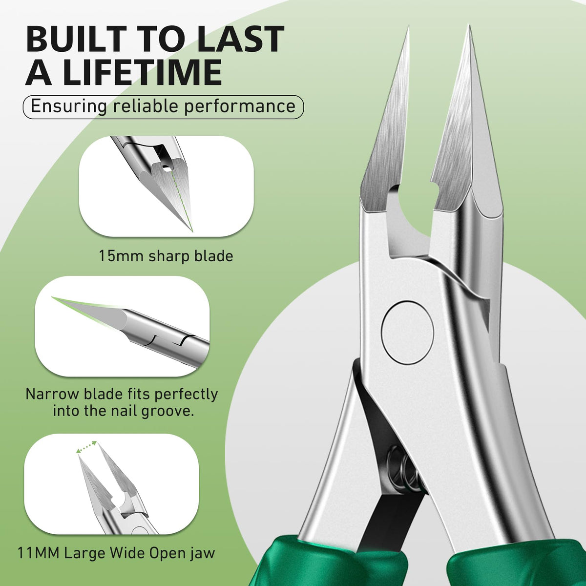 Baluca clippers beside a coin showing scale for easy size assessment