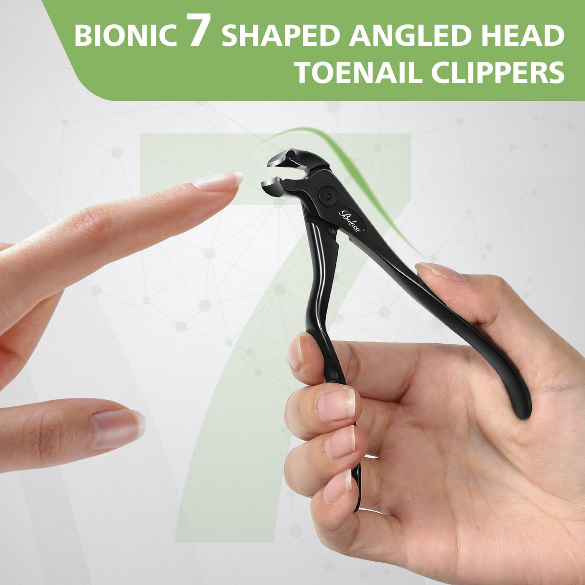 Baluca German stainless-steel blade macro showing sharp edge for clean cuts