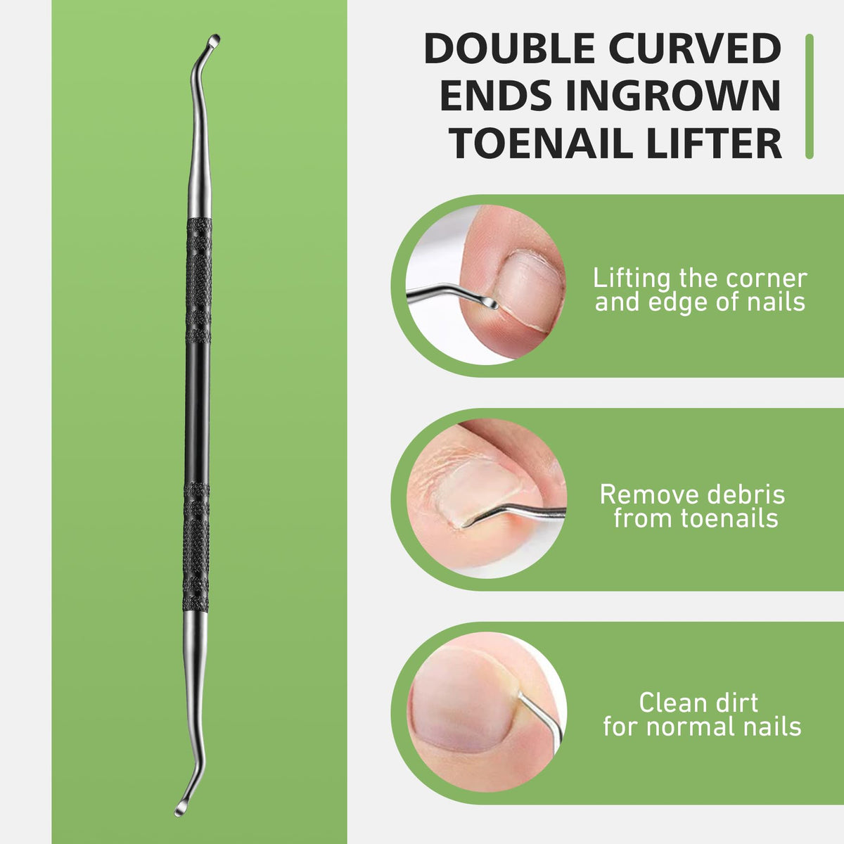 BALUCA toenail lifter tip detail for safely lifting ingrown nail edges