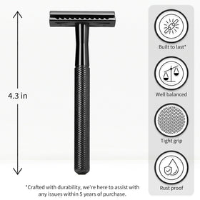 Bambaw handle close-up metal texture for comfortable secure grip