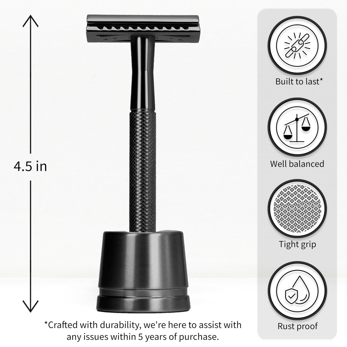 bambaw razor head close-up showing blade seat and precise angle benefit