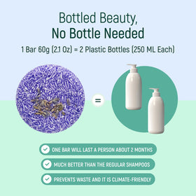 BAMBOEARTH lather on hand demonstrating cleansing power and gentle conditioning benefit