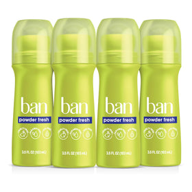 Ban roll-on front packaging showing clear label and size benefits