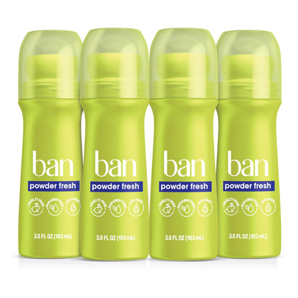 Ban roll-on front packaging showing clear label and size benefits