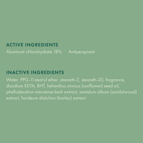 Ban roll-on packaging and components showing recyclable-style presentation