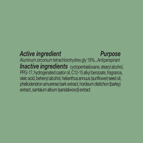 Ban Sweet Simplicity applied to underarm demonstrating dry feeling and odor control