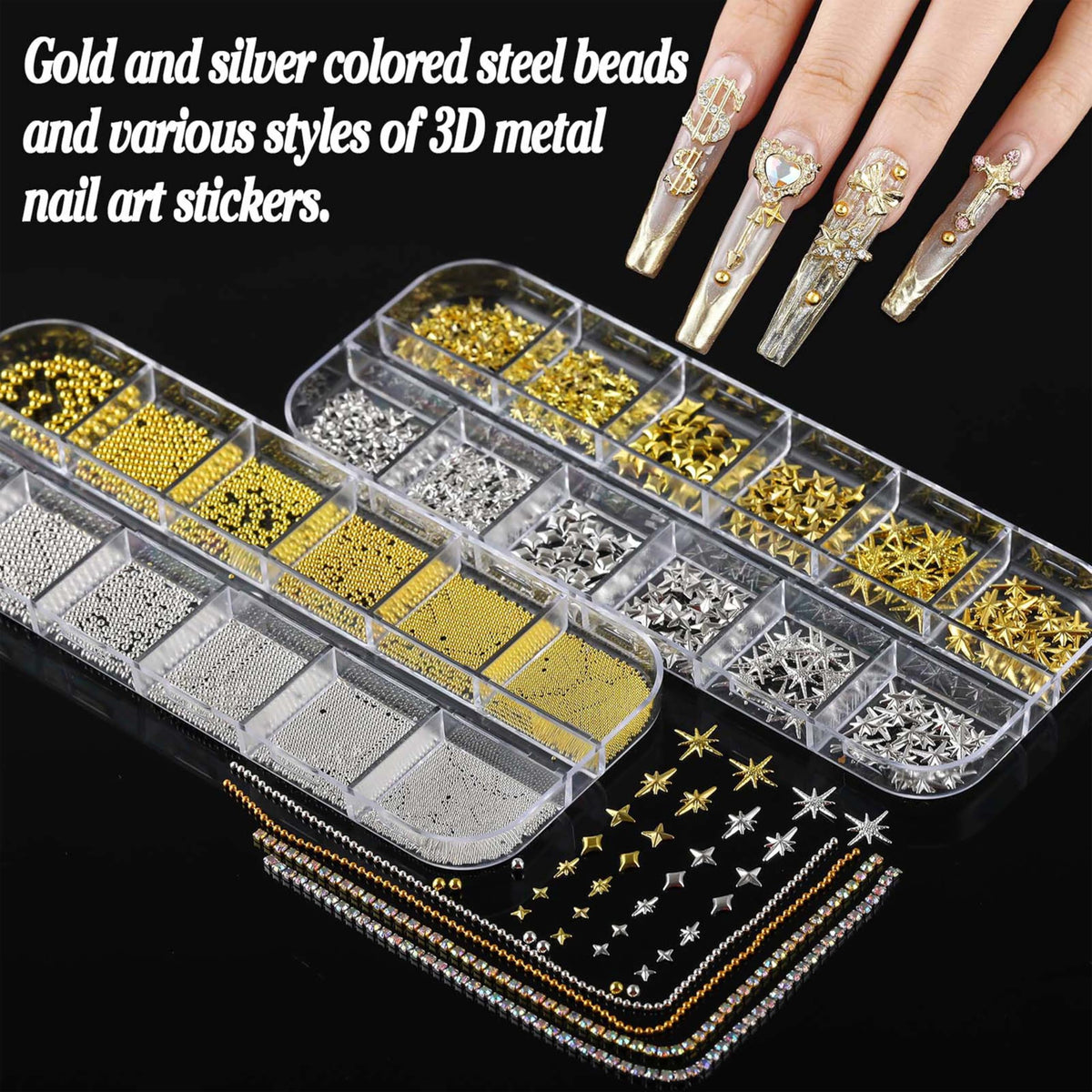 BANA ART wax pen and tweezers next to glue bottles for precise, mess-free placement