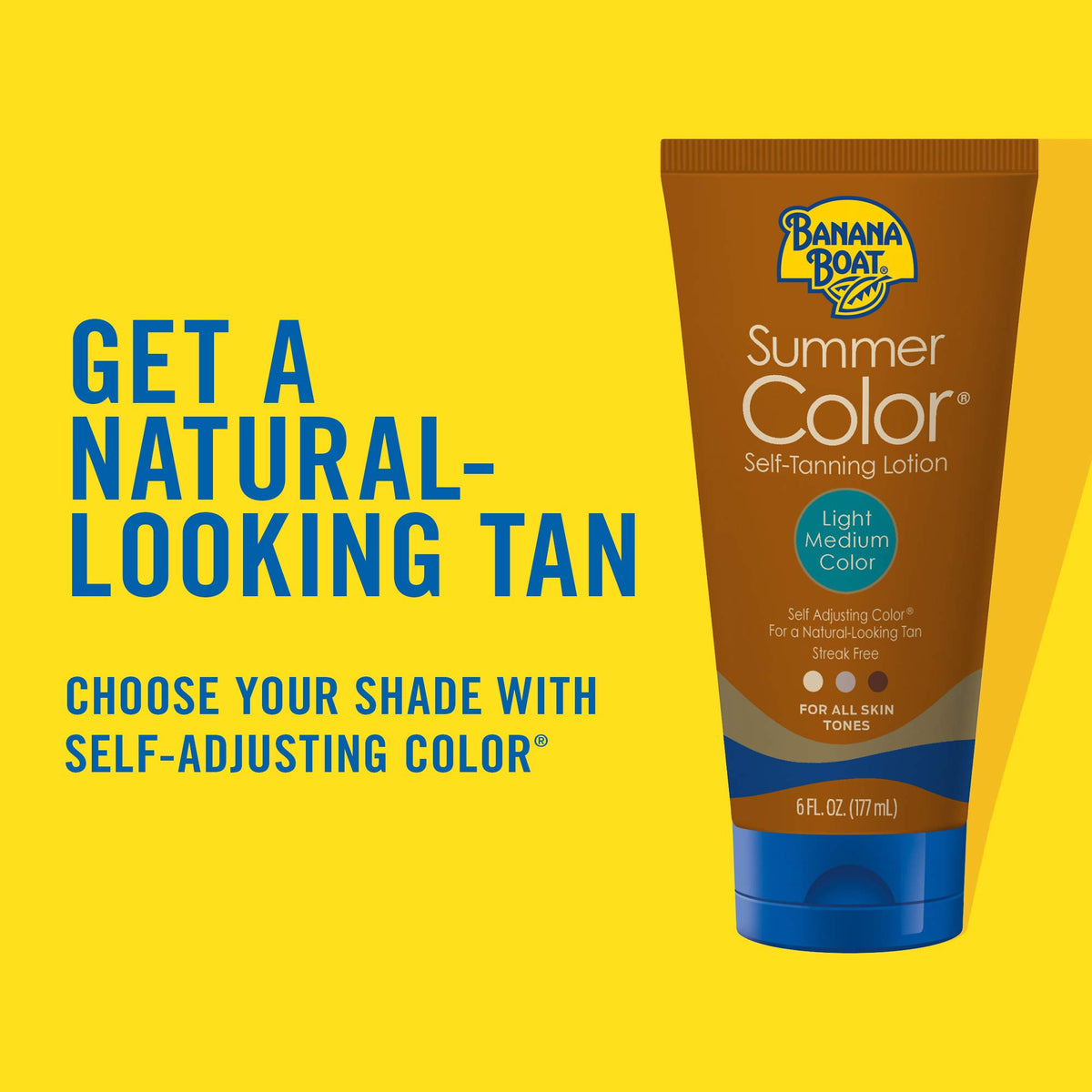 Banana Boat close-up lotion texture illustrating smooth, non-greasy hydration