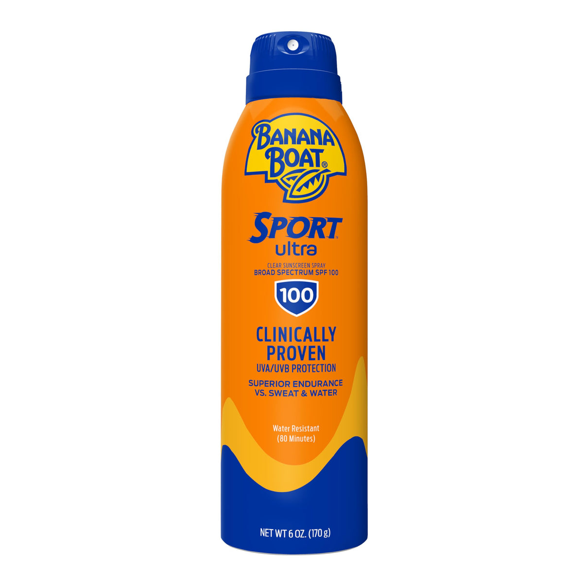 Banana Boat front packaging showing SPF 100 protection benefit