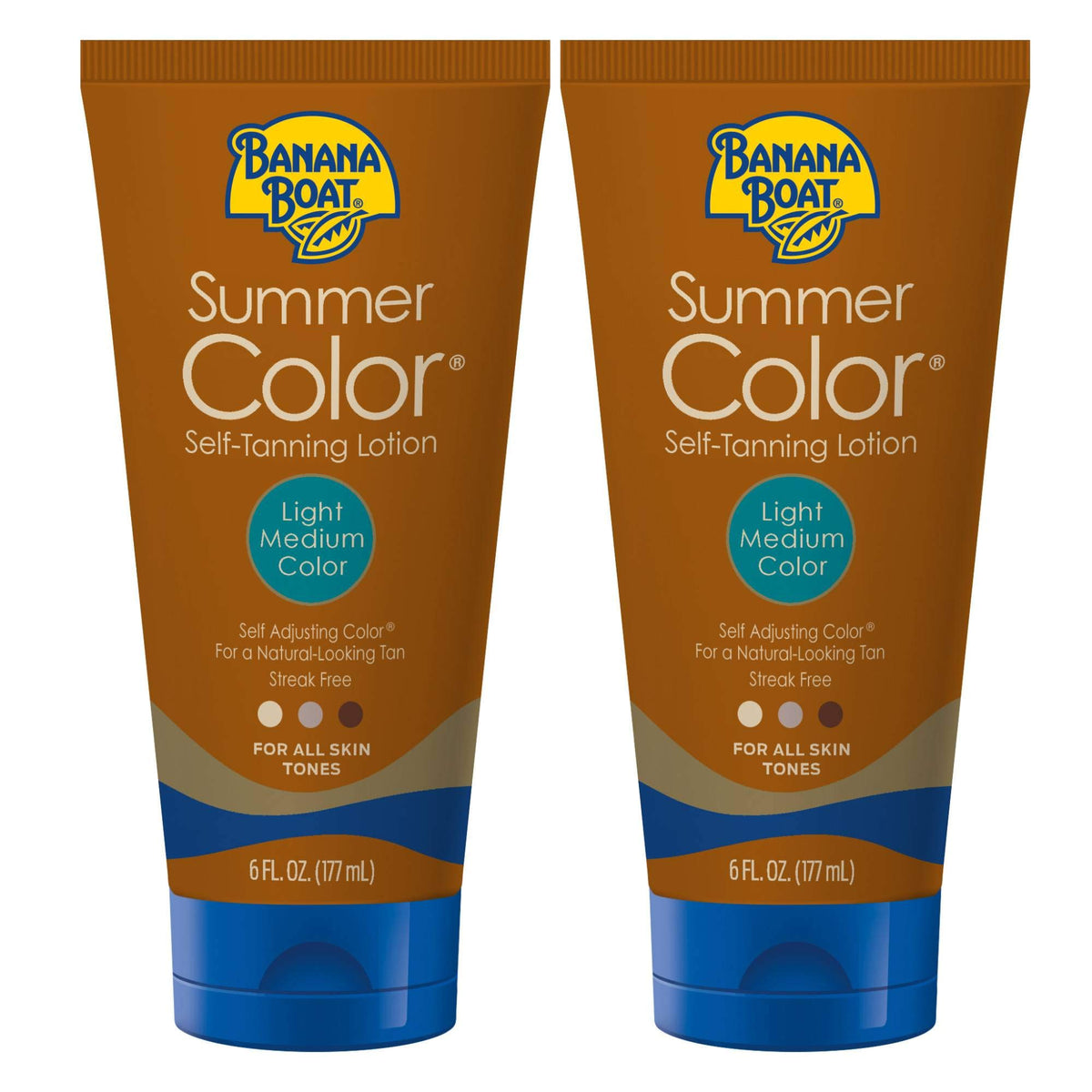 Banana Boat front packaging twin pack showing product clarity and convenience