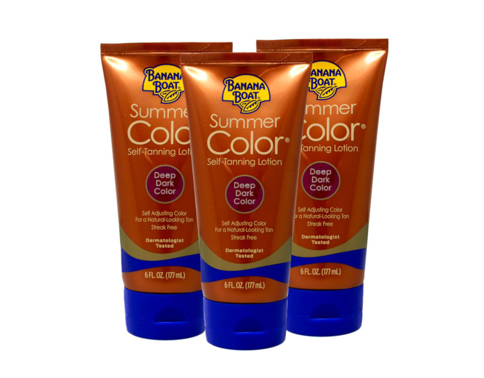 Banana Boat front packaging showing 6oz bottle and product branding benefits