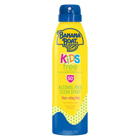 Banana Boat front packaging showing clear SPF 50 benefits
