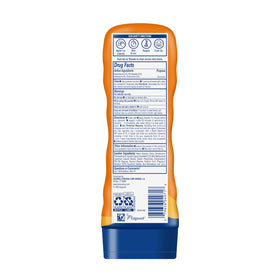 Banana Boat label closeup listing ingredients and reef‑friendly formulation benefits