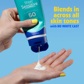 Person applying Banana Boat sunscreen outdoors for all-day comfort