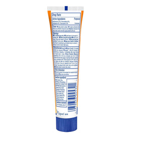Close-up of Banana Boat lotion texture highlighting fast absorption