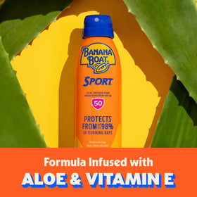 Banana Boat close-up nozzle highlighting easy, even spray application