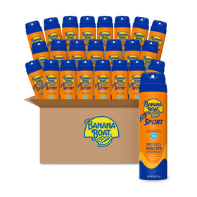 Banana Boat front packaging of 1.8oz sport spray showing SPF 30 benefit