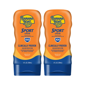 Banana Boat front packaging showing SPF 100 for reliable protection