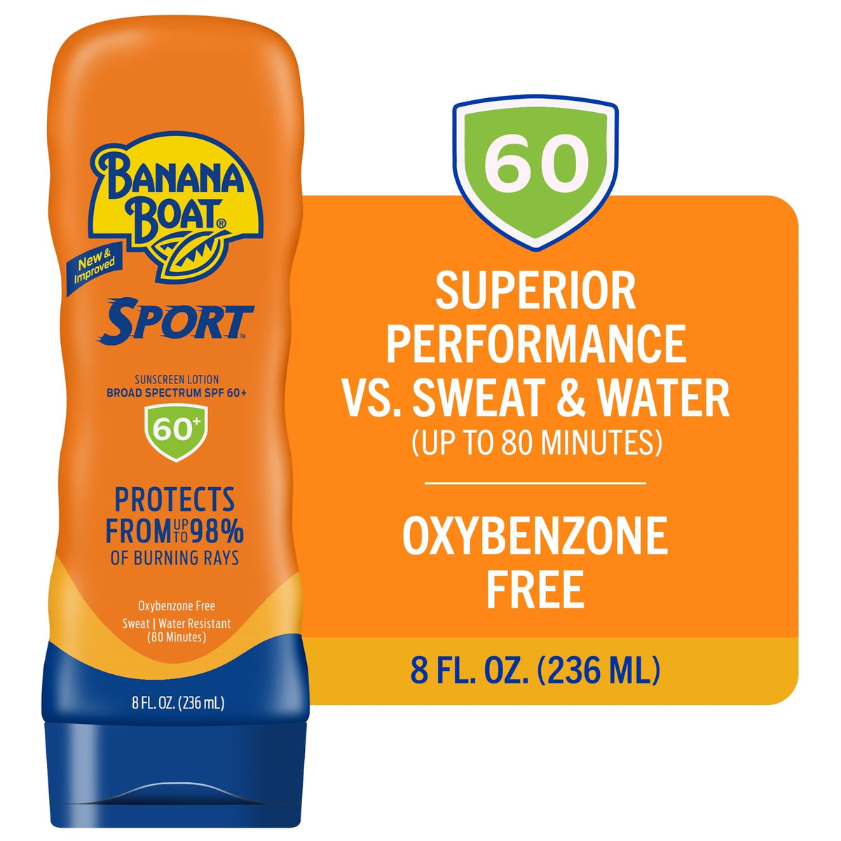 Banana Boat bottle cap and nozzle detail for easy controlled application