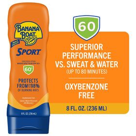 Banana Boat bottle cap and nozzle detail for easy controlled application