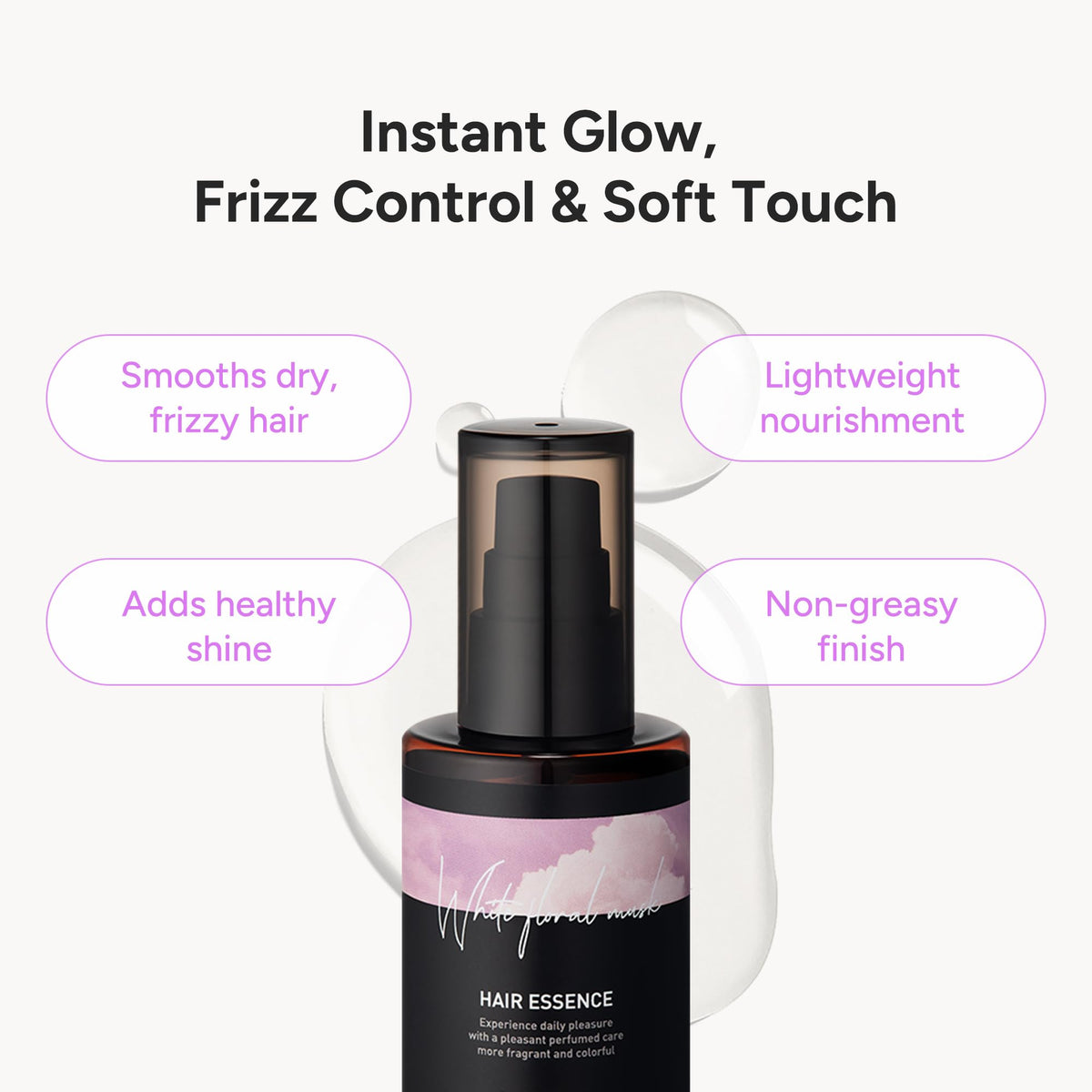 BANANAL dispensing dropper releasing serum for targeted nourishment and shine