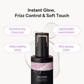 BANANAL dispensing dropper releasing serum for targeted nourishment and shine