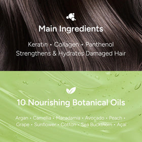 BANANAL finished glossy hair in lifestyle shot showing long-lasting shine benefit