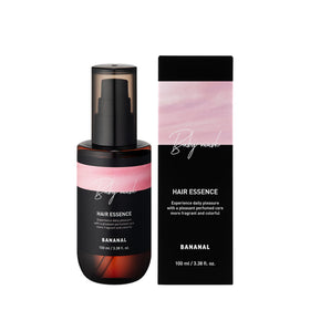 BANANAL on bathroom vanity conveying everyday scented haircare routine