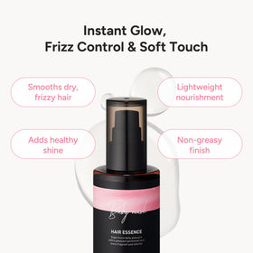 BANANAL serum texture dispensed on hand highlighting lightweight absorption